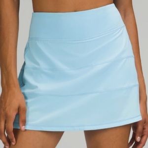Lululemon pace rival mid rise skirt in blue chill